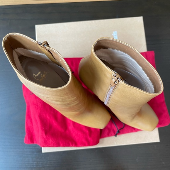 Christian Louboutin Mamanouk Boots 120 Nappa Camel - Picture 7 of 9